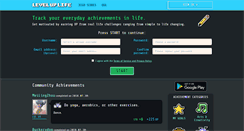 Desktop Screenshot of lvluplife.com