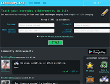 Tablet Screenshot of lvluplife.com